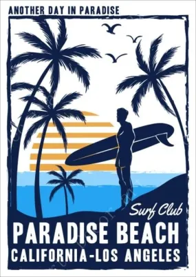 Affiche Surf - California