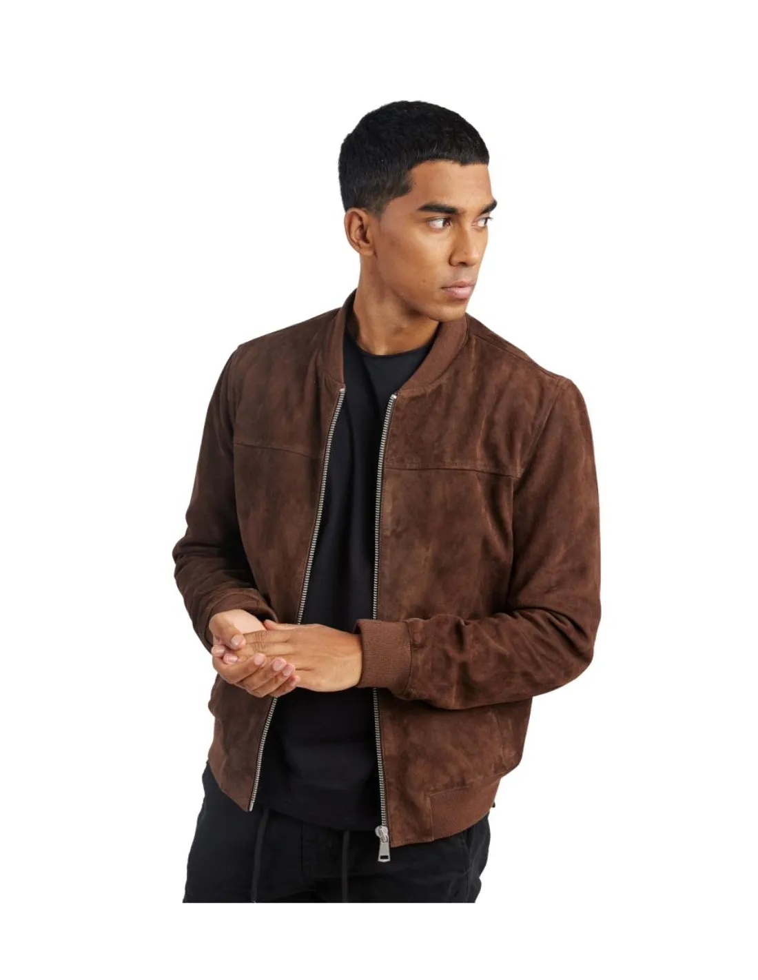 Blouson en cuir homme Redskins Ref 58336 Chocolat