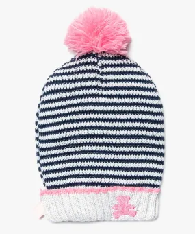 bonnet bebe fille en polyester recycle - lulu castagnette imprime accessoires