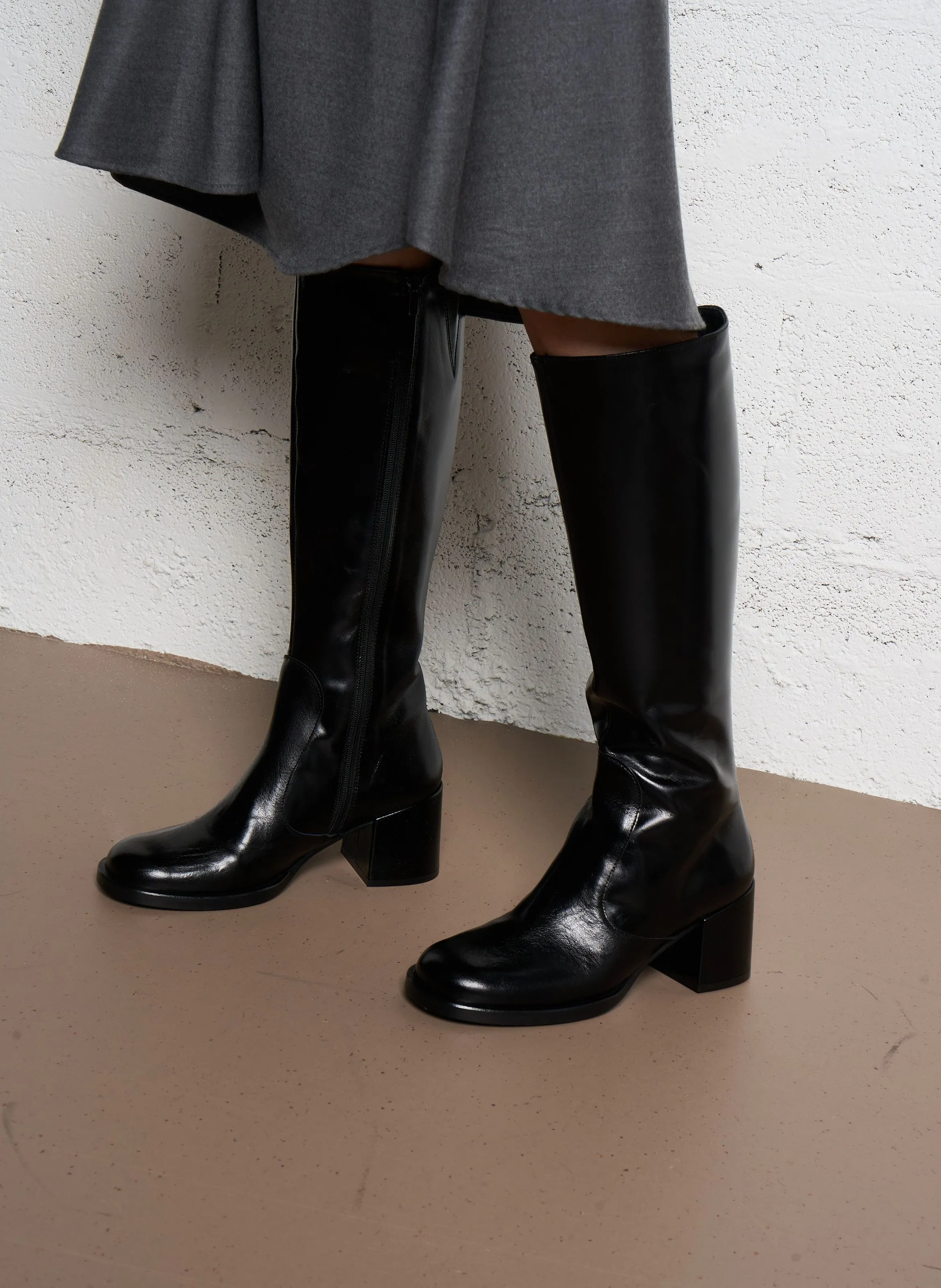 BOTTES EN CUIR BIENVENUE - JONAK pour FEMME | Printemps