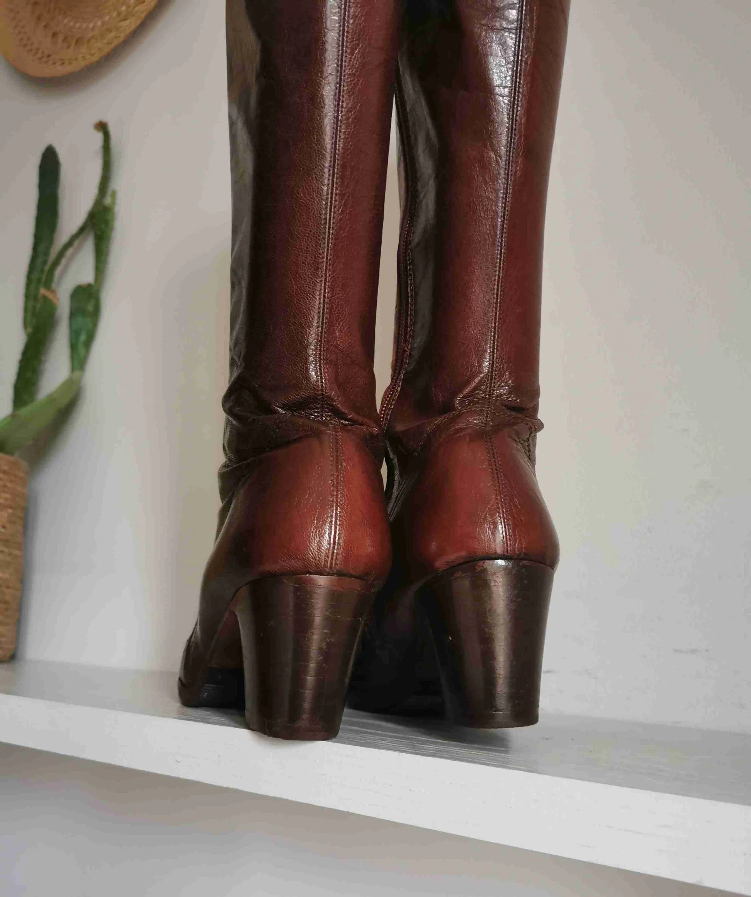 Bottes en cuir