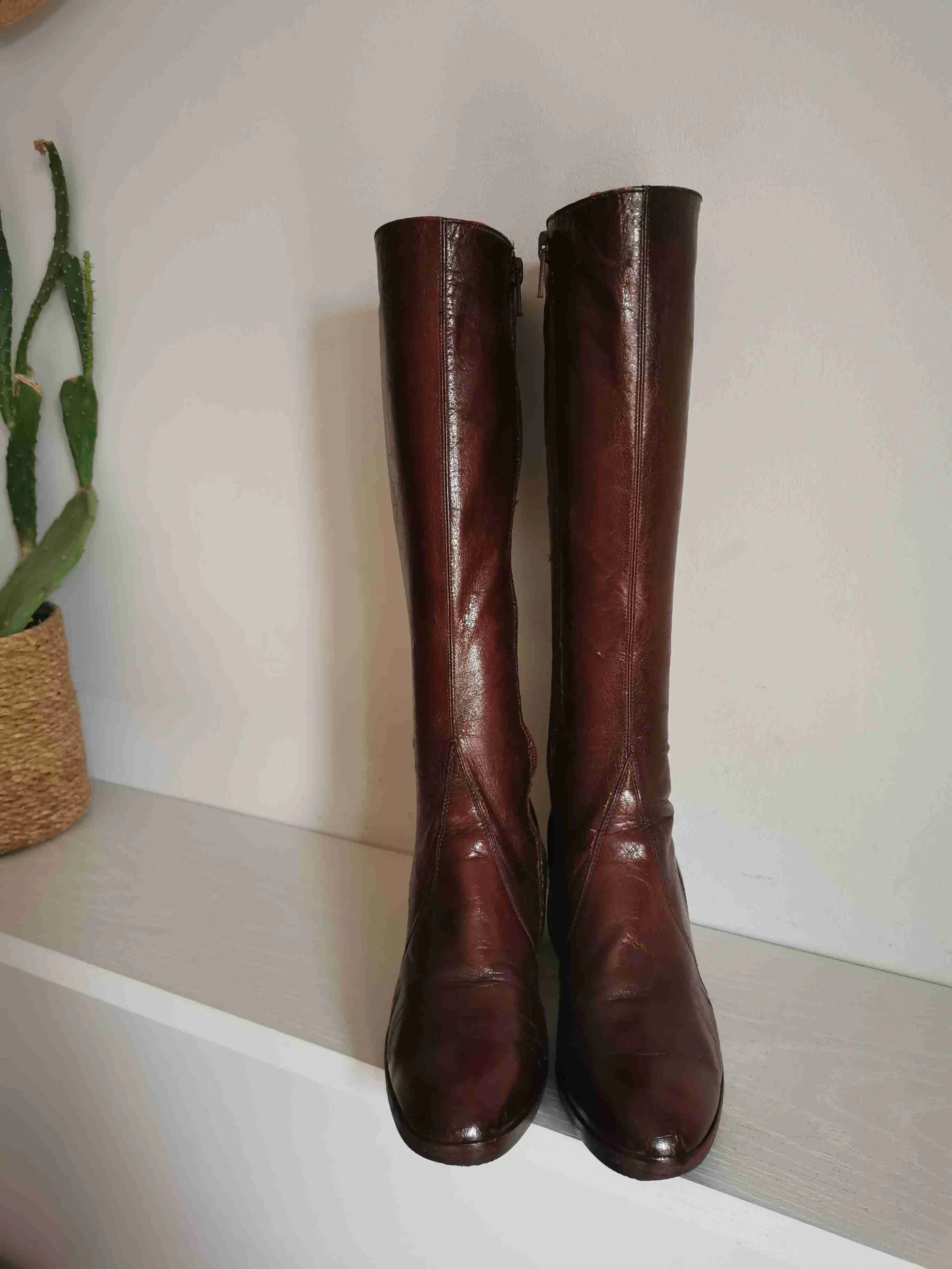 Bottes en cuir