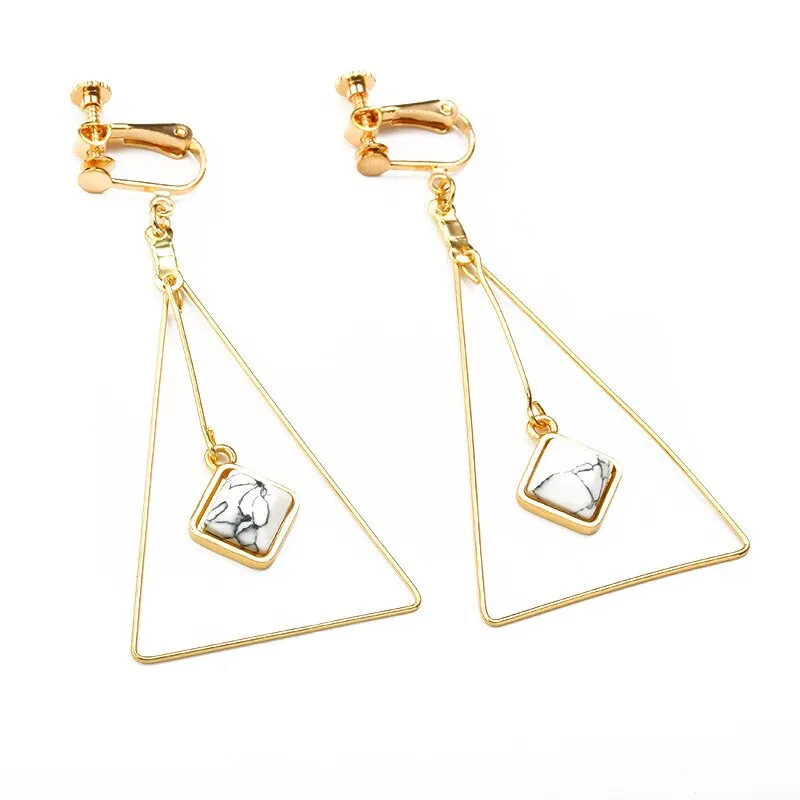 Boucle D’oreille Femme Triangle des Années 80