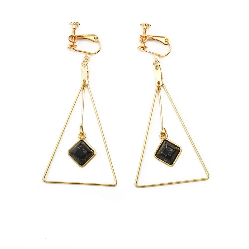 Boucle D’oreille Femme Triangle des Années 80