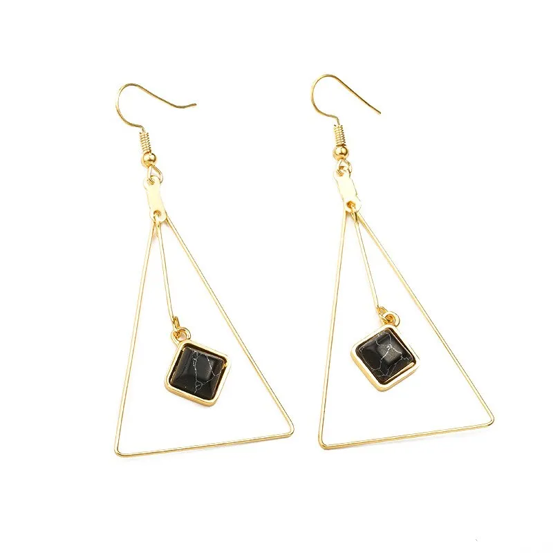 Boucle D’oreille Femme Triangle des Années 80