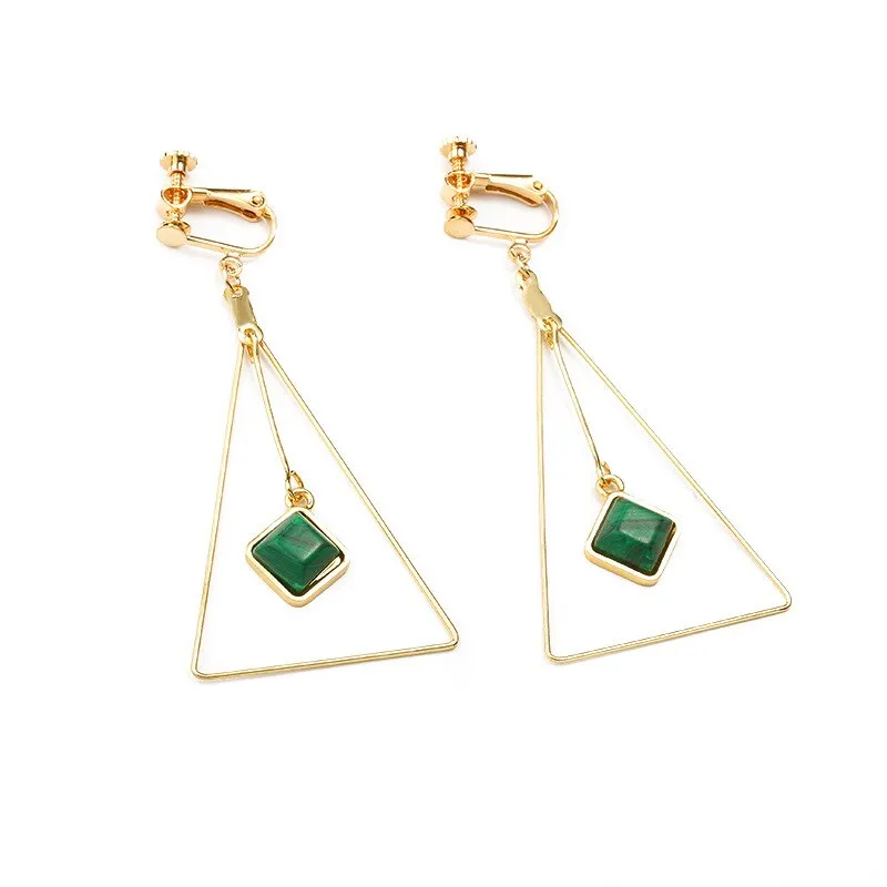 Boucle D’oreille Femme Triangle des Années 80