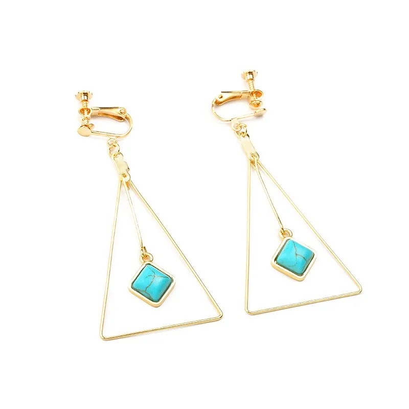 Boucle D’oreille Femme Triangle des Années 80