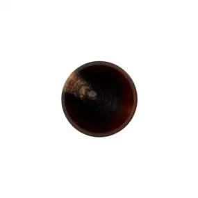 Bouton Polyester Ivory - marron