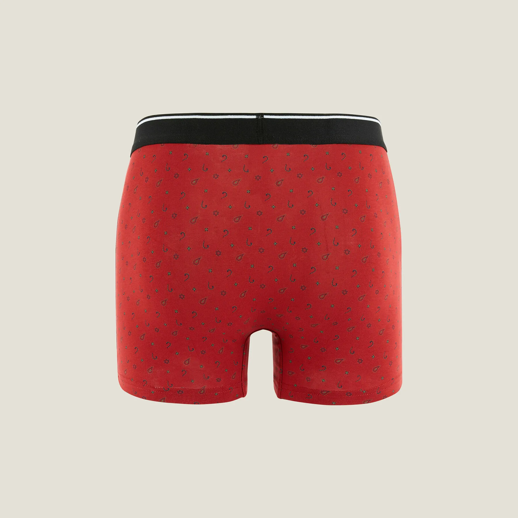 Boxer uni en coton Bordeaux | Jules