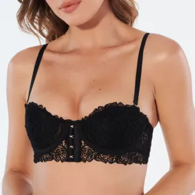 Bustier corbeille en guipure