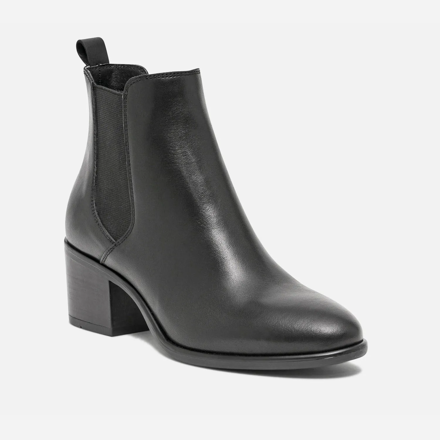 Chelsea boots noir en cuir - Boots / bottines Femme | ERAM