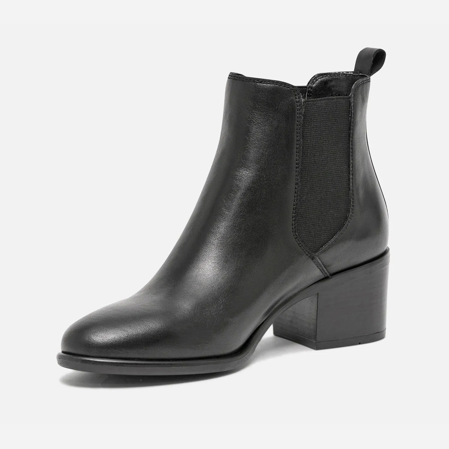 Chelsea boots noir en cuir - Boots / bottines Femme | ERAM