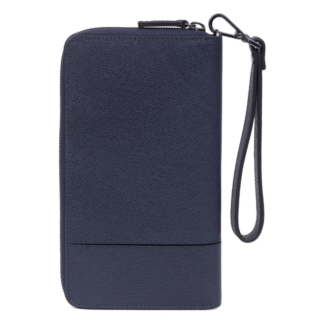 Compagnon de voyage Stop RFID Cuir DANDY Marine | 3 Suisses