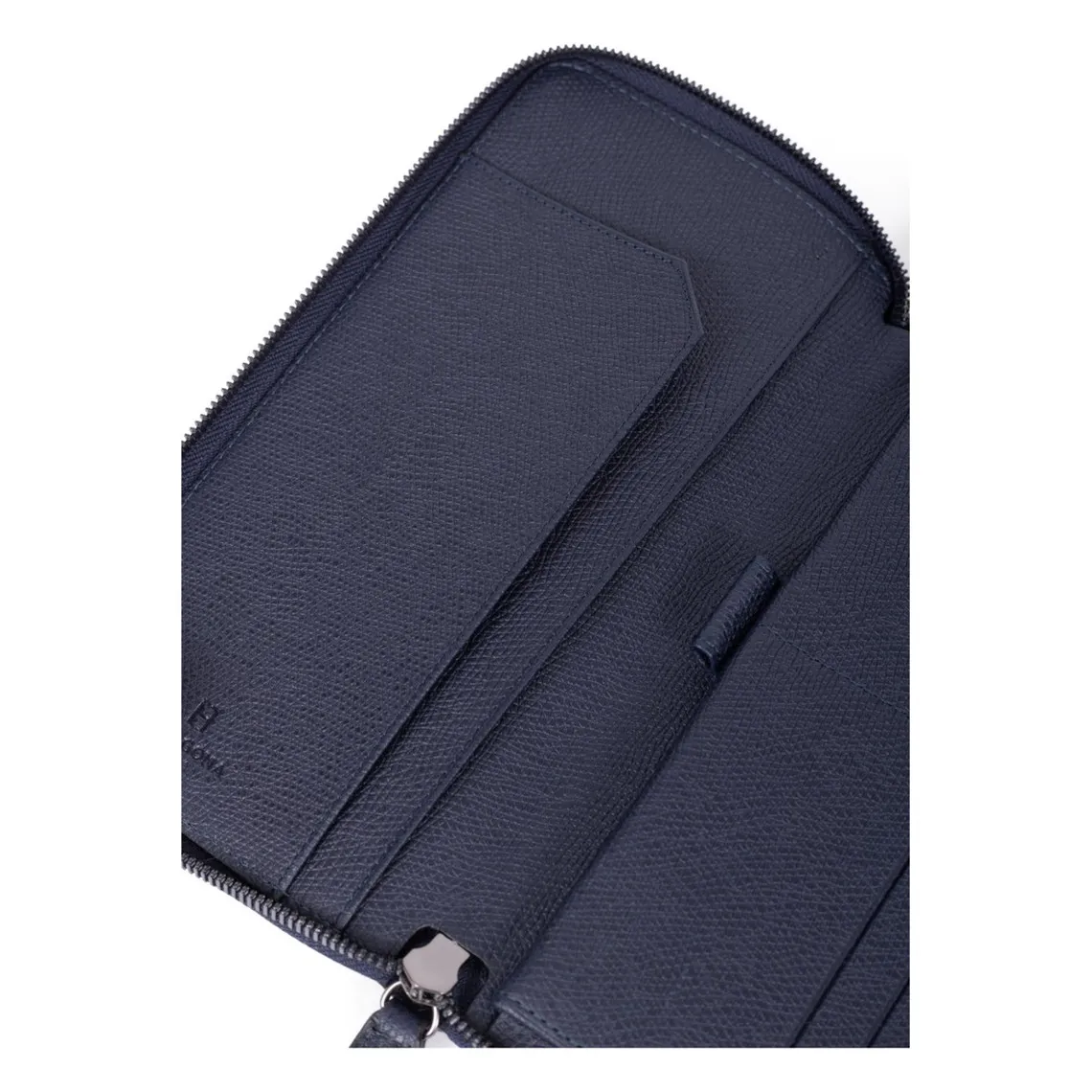 Compagnon de voyage Stop RFID Cuir DANDY Marine | 3 Suisses