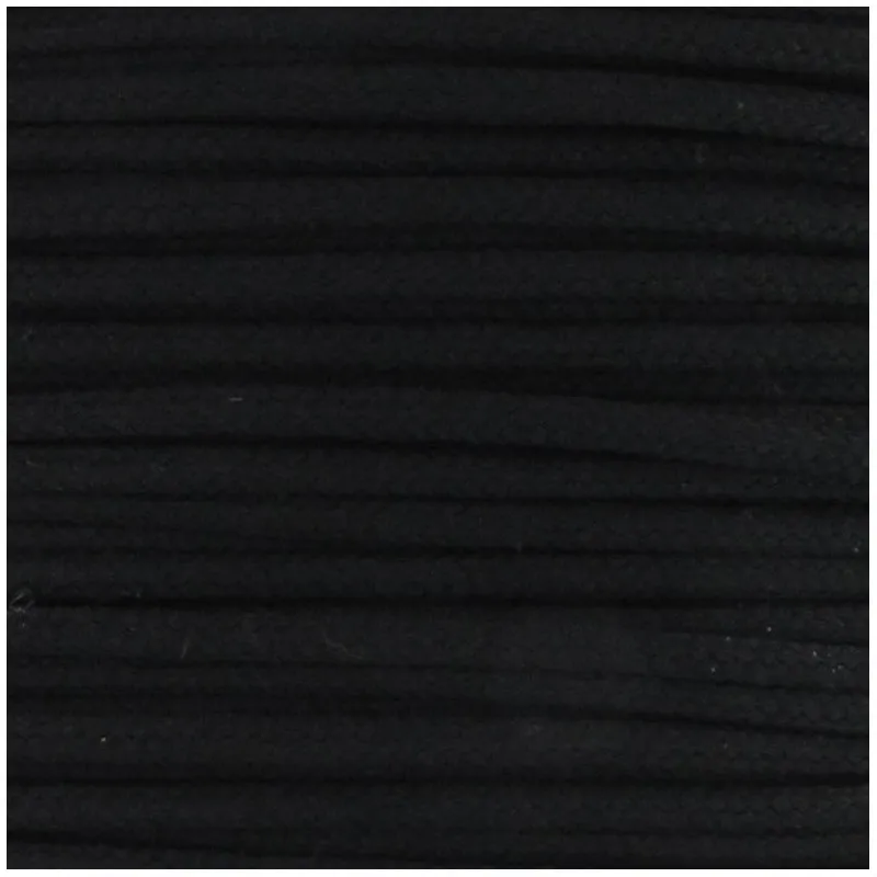 Cordon polyester 2mm noir