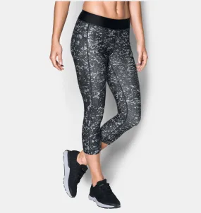 Corsaire imprimé Femme Under Armour HeatGear - Noir