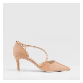 Escarpins Madule-GO en cuir verni rose | Chaussures femme LODI en ligne