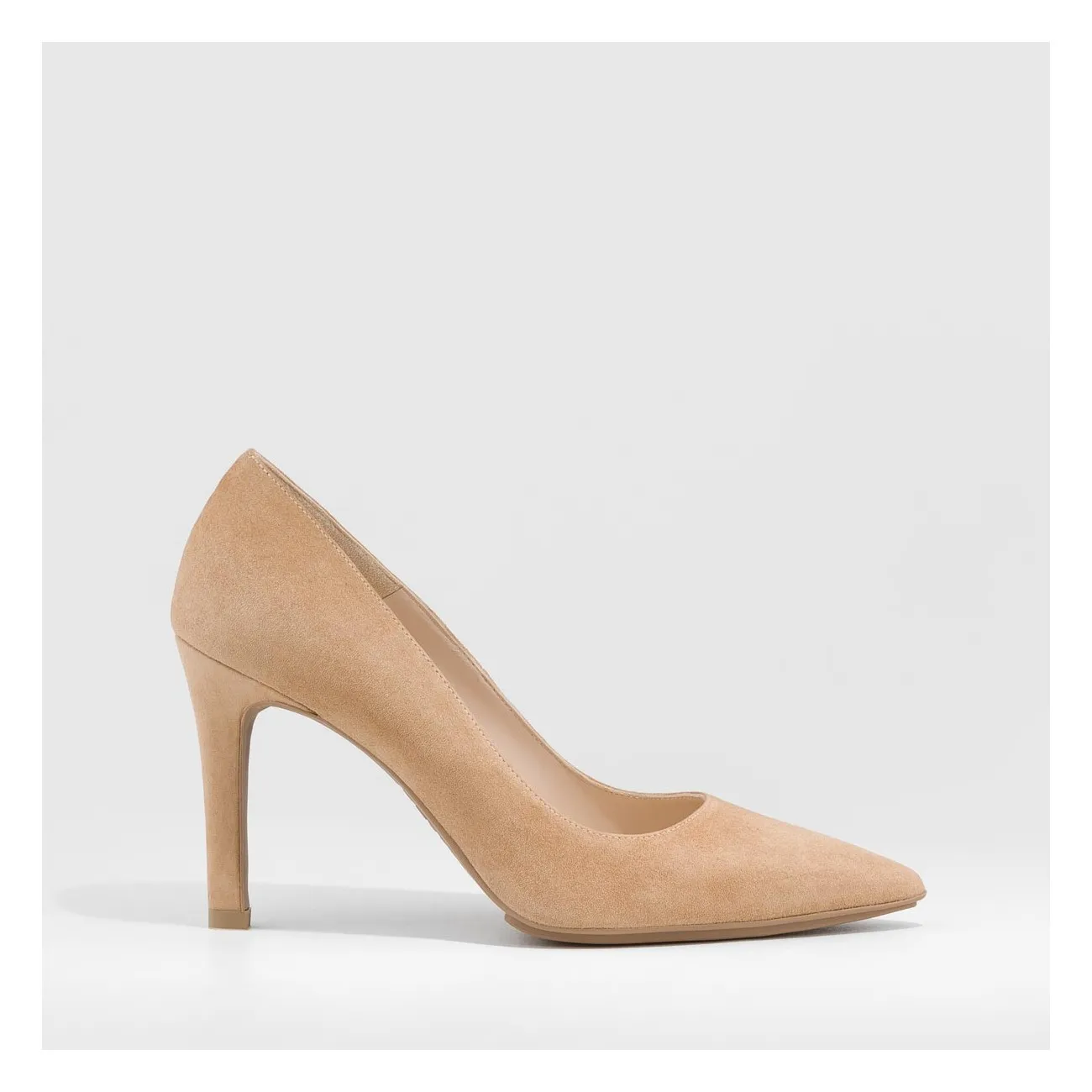 Escarpins Rachel-TP en daim beige | Chaussures femme LODI en ligne