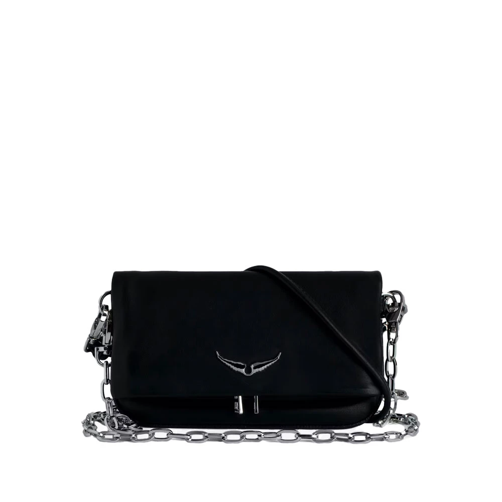 Eternal Clutch Sac Bandoulière en Cuir Noir