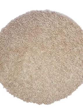 Future Home - Tapis rond en polyester beige - Beige