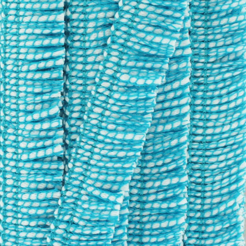 Galon à franges Joséphine 18 mm - turquoise