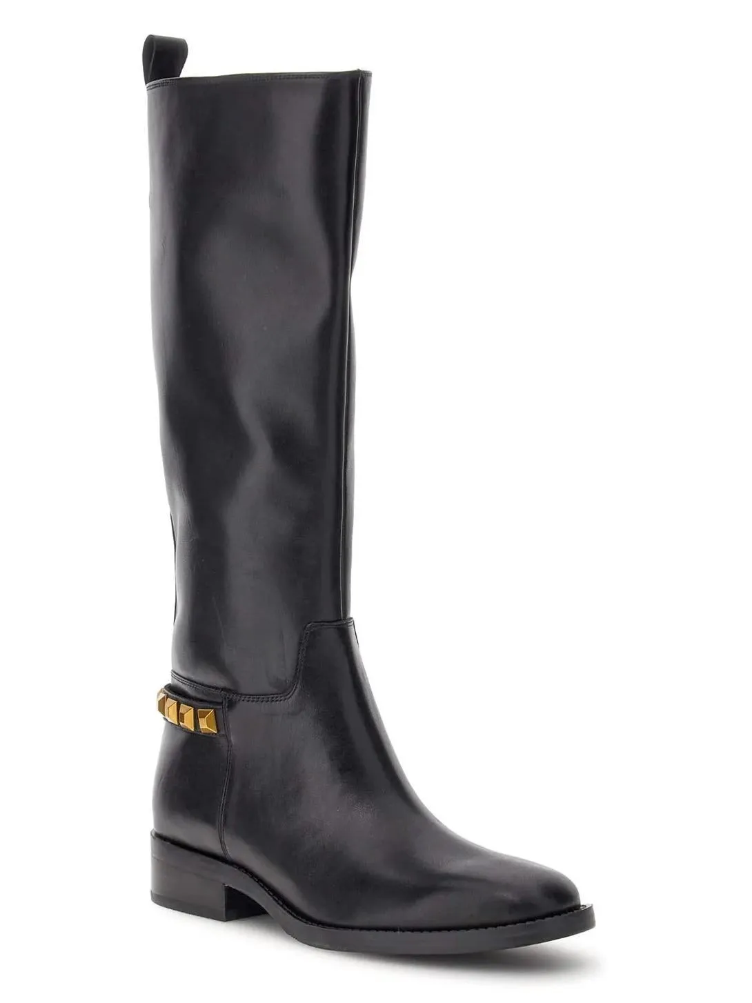 Guess Bossy  Bottes En Cuir Noir1 - Achetez À Prix Outlet!