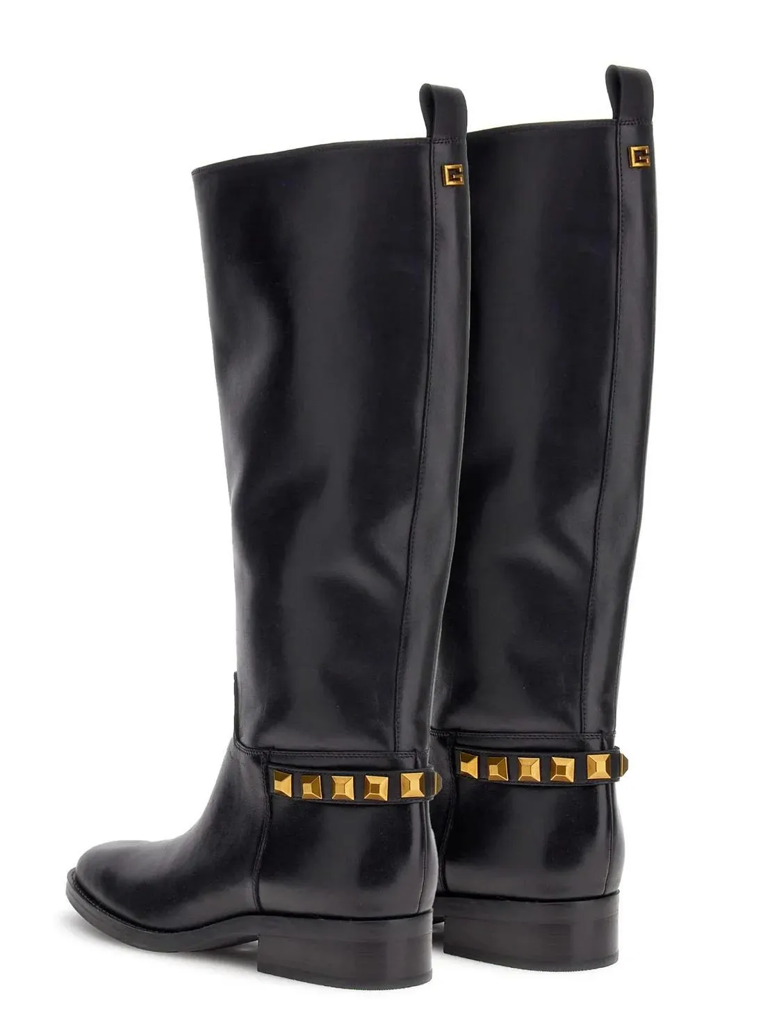 Guess Bossy  Bottes En Cuir Noir1 - Achetez À Prix Outlet!