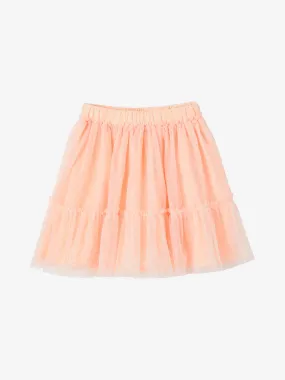 Jupon cérémonie en tulle pailleté fille rose nude - Vertbaudet