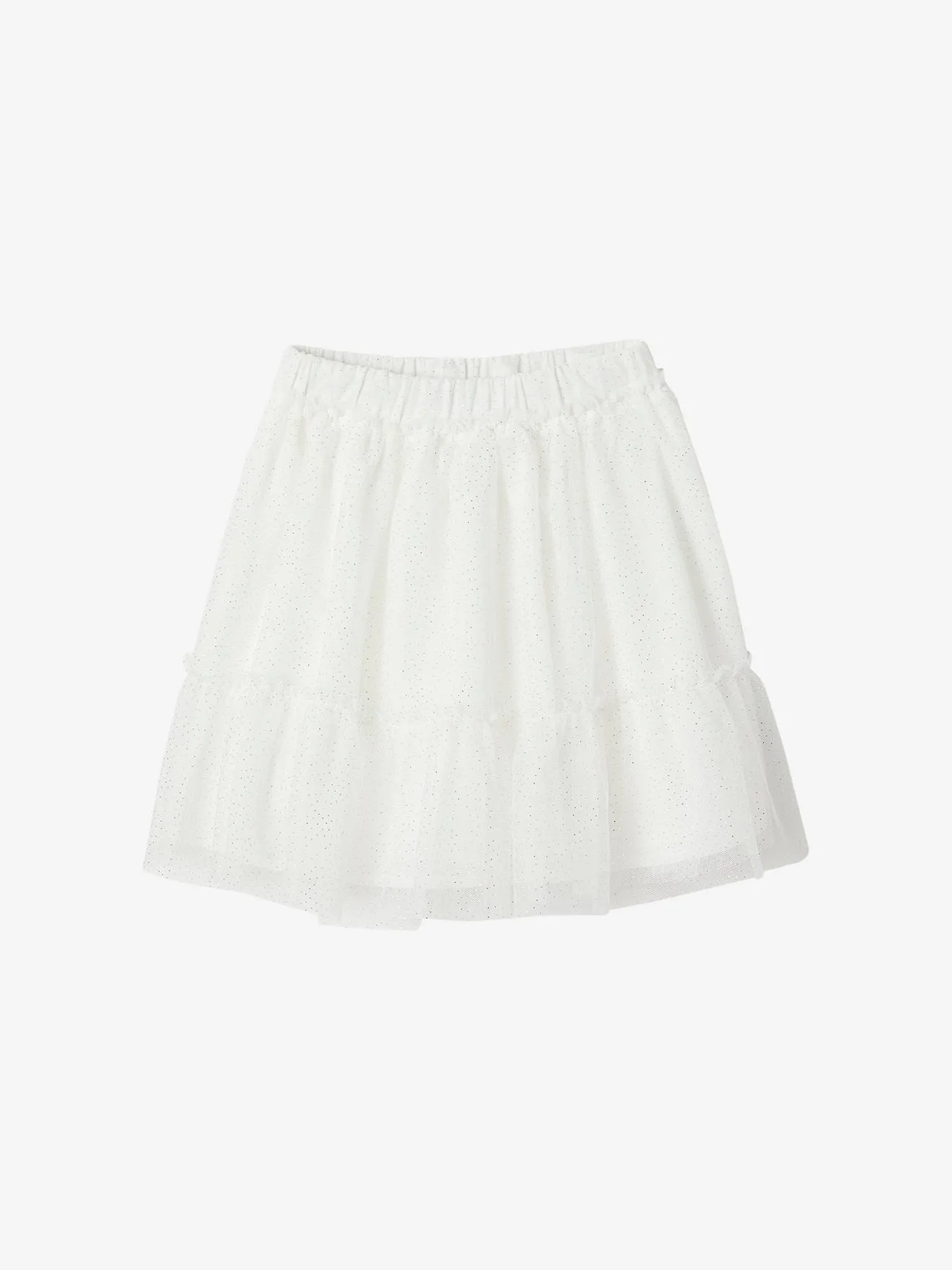 Jupon cérémonie en tulle pailleté fille rose nude - Vertbaudet