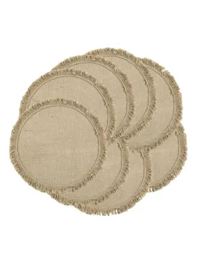 Lot de 8 sets de table Frangyss - Beige