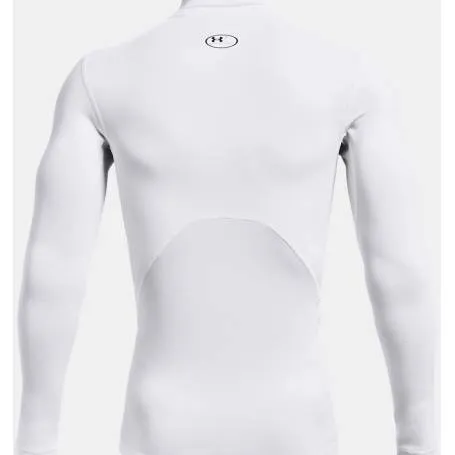 Maillot de compression hiver manches longues UA ColdGear Blanc