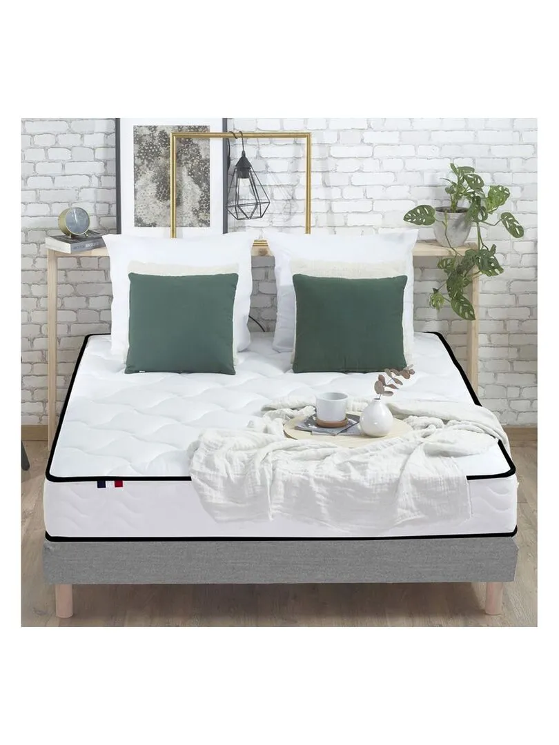 Matelas Ressorts + Mémoire de forme ELOISE - Made in France Dimensions - 140 x 190 cm - N/A