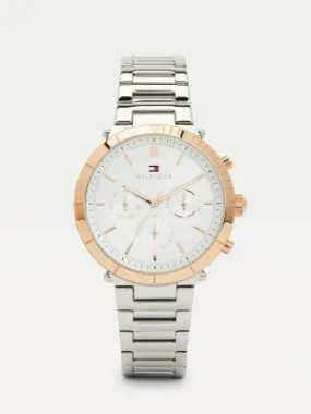 Montre de sport bicolore | Argent | Tommy Hilfiger