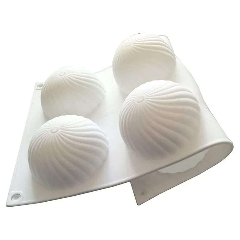 Moule en silicone en forme de demi sphère