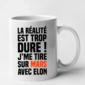 Mug J'me tire sur Mars avec Elon