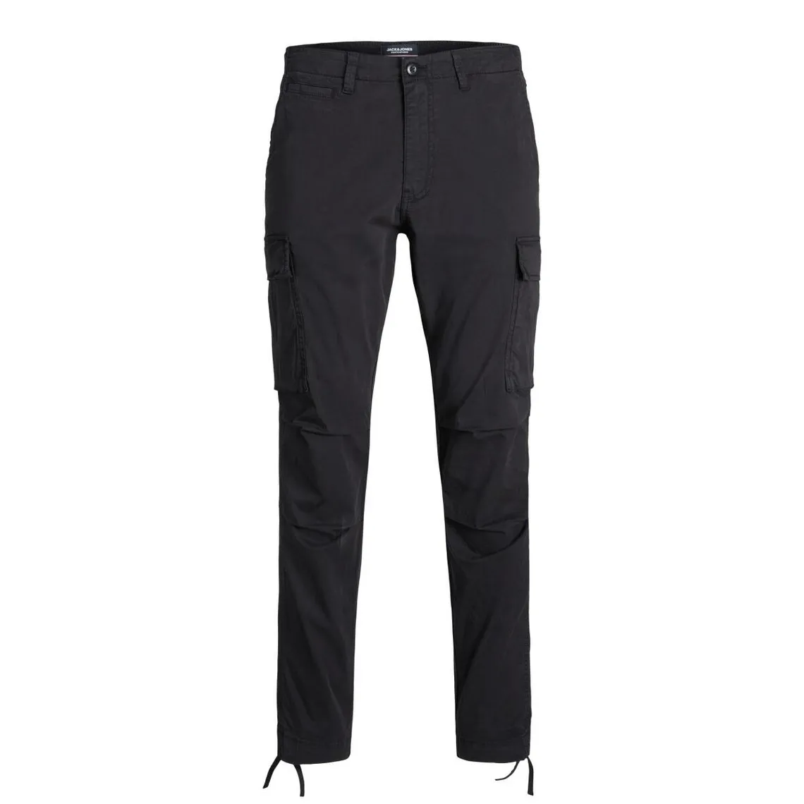 Pantalon cargo Carrot Fit Noir en coton | 3 Suisses