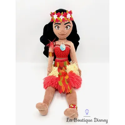 Poupée Chiffon Vaiana Tenue de cérémonie Disney Store 2018 peluche 45 cm