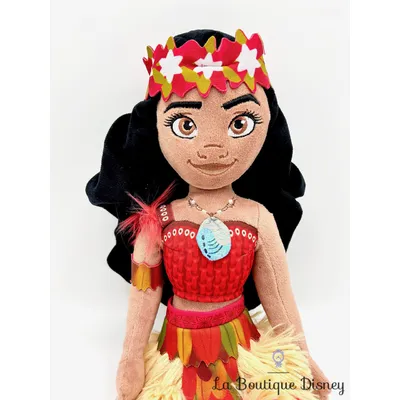 Poupée Chiffon Vaiana Tenue de cérémonie Disney Store 2018 peluche 45 cm