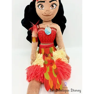 Poupée Chiffon Vaiana Tenue de cérémonie Disney Store 2018 peluche 45 cm