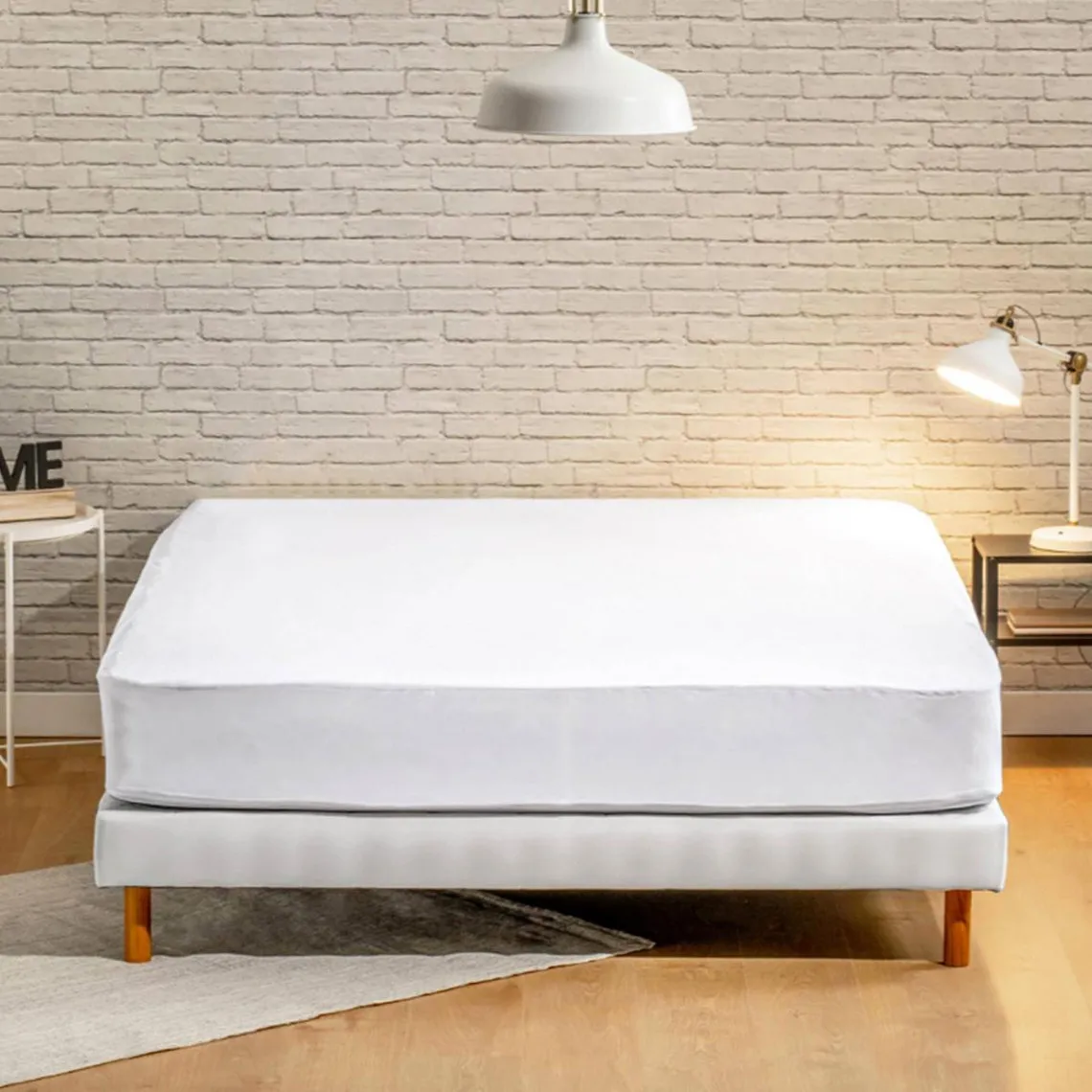 Protection de matelas HOUSSE INT en polyester blanc  | 3 Suisses