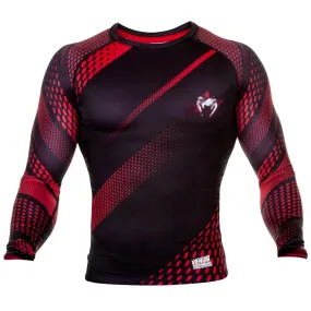 Rashguard Venum Rapid Manches Longues - Noir/Rouge