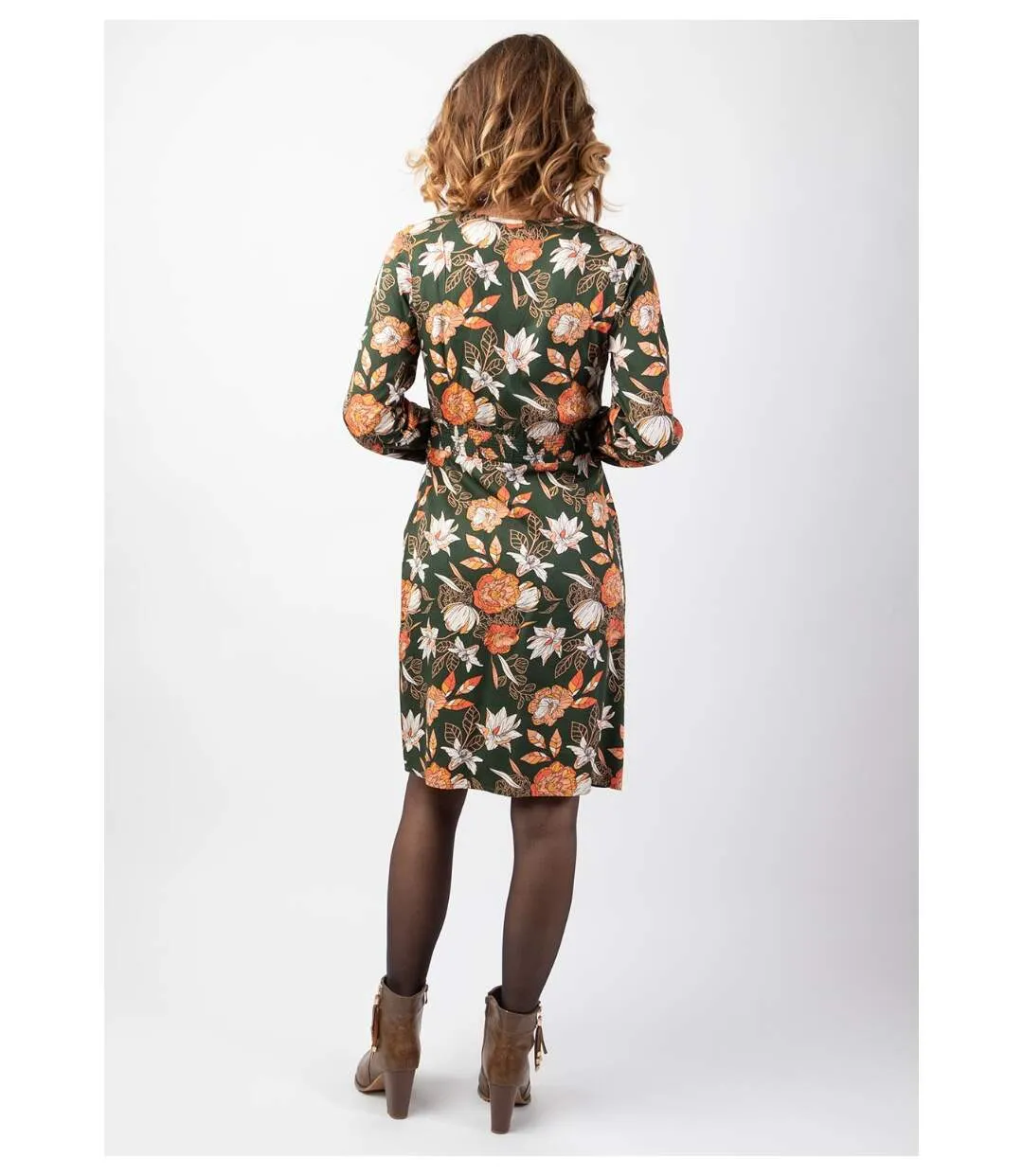 Robe courte hiver manches longues en viscose épais HELENA Coton Du Monde