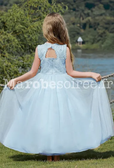 Robe de cérémonie bohème Réf EF7791 en Coton, Dentelle, Paillette, Sequins