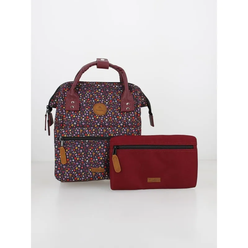 Sac de voyage duffle san cristobal rouge marron - Cabaïa | wimod