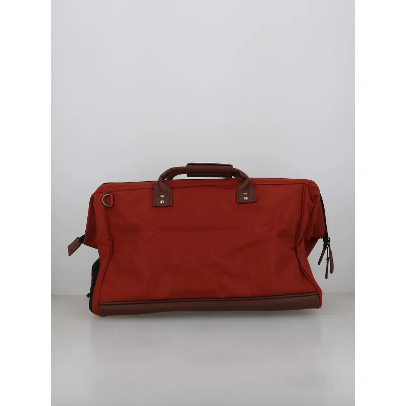 Sac de voyage duffle san cristobal rouge marron - Cabaïa | wimod