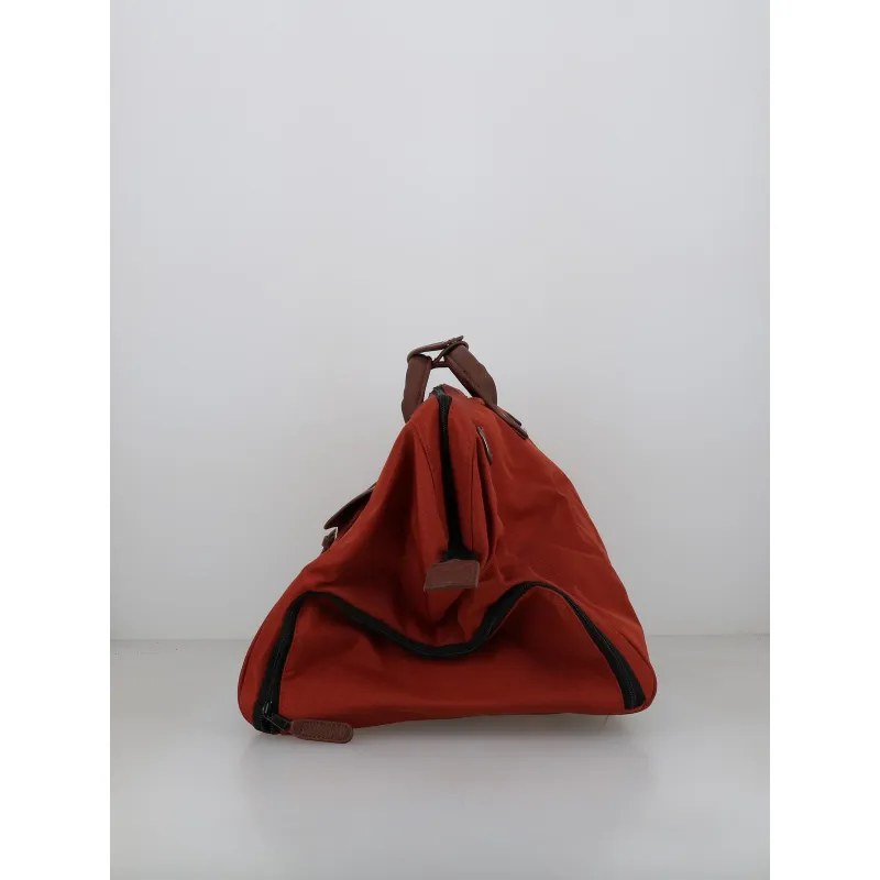 Sac de voyage duffle san cristobal rouge marron - Cabaïa | wimod