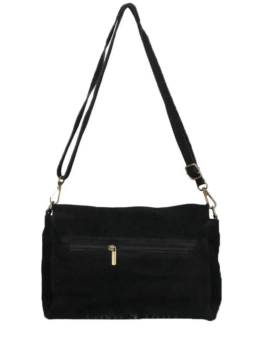 Sac en cuir peau femme noir