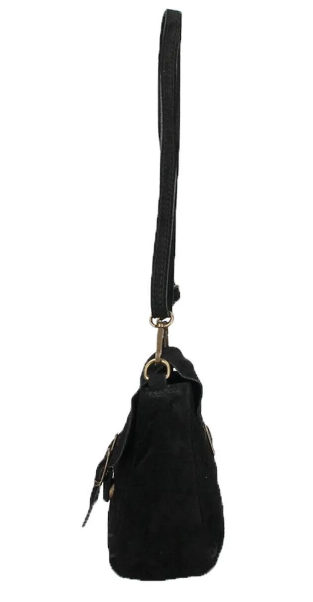 Sac en cuir peau femme noir