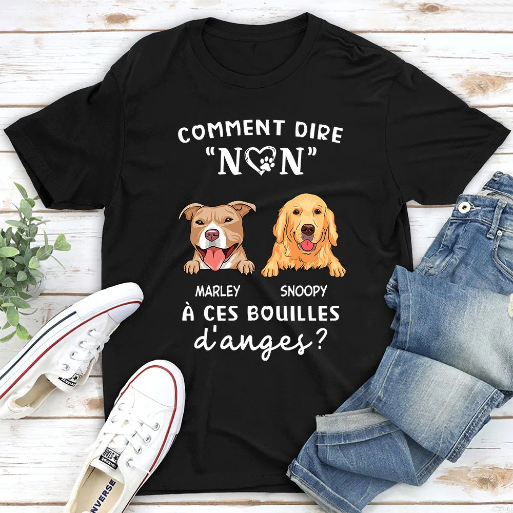 T-shirt Unisex Personnalisé - Comment Dire Non