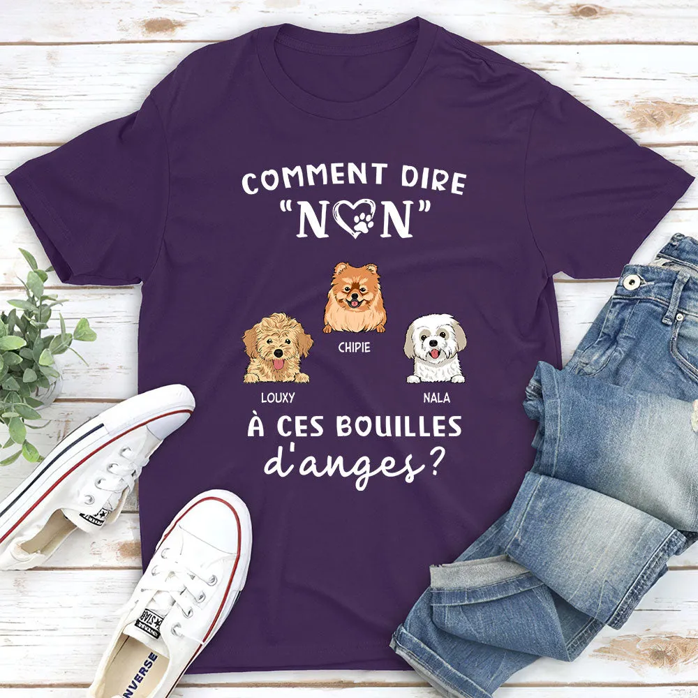 T-shirt Unisex Personnalisé - Comment Dire Non